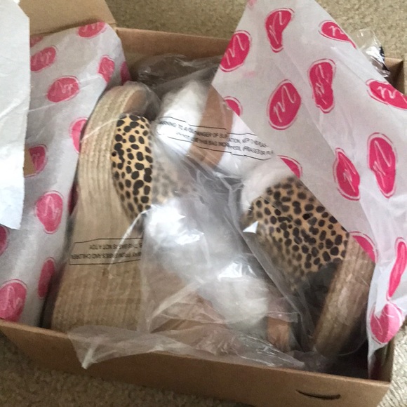 Matisse Roma Tan leopard espadrilles sandals 10 - Picture 11 of 12